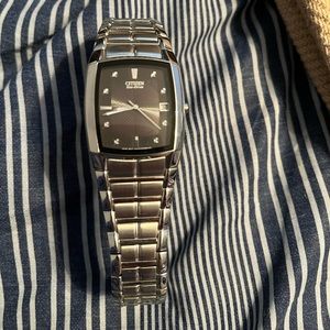 Used Citizens mens silver watch